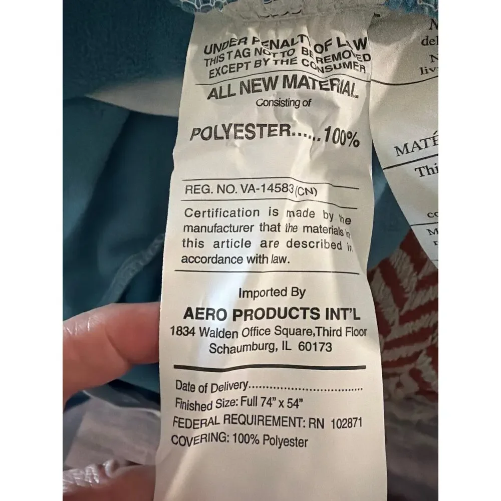 Aerobed Air Mattress Flannel Full Size Sheet